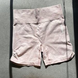 Pink Camo Gymshark Shorts